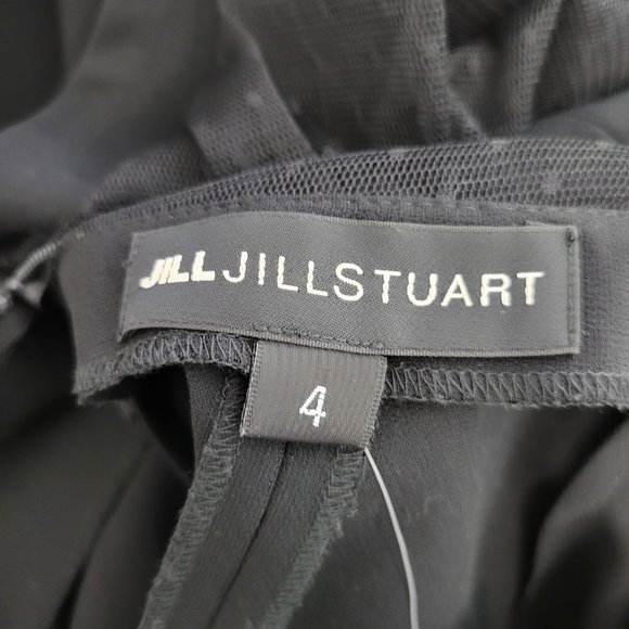 NWT- JILL by JILL Stuart Dotted Mesh Gown maxi dress Sz 4 - Picture 9 of 11